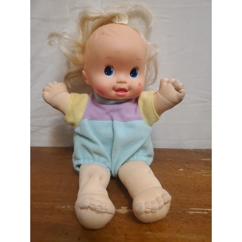 Magic Nursery "Its a Girl" 9" Caucasian Baby Doll Vintage Mattel 1992